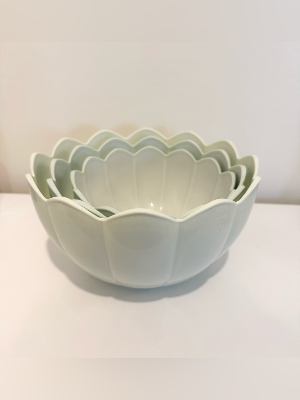 Mint green cute mixing bowls set pier 1